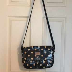 Cath Kidston Cross Body - Navy Polka Dots